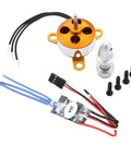 Beefed Up Brushless Drone Motor With Mount And 10A ESC For Quadcopters And Drones, Supports 2200KV, 2700KV, 2900KV And 3200KV