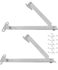 Ten Pack Cabinet Lift Up Struts Hinge Support Kit For Quiet Smooth Lid Flap Stay In Kitchen And High Cabinets Durable Metal Hardware