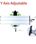 Versatile Miniature Metal Lathe Machine With Integrated Table Bench Vise And Drill Milling Cross Positioning Tool for X Y axis adjustments.
