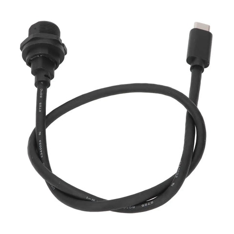 Everyday Ip67 Waterproof Extension Cord Half Meter Professional Grade Durable Heavy Duty Flexible Outdoor Power Cable Tough As Nails Extension Lead No Fuss Power Runs For Backyard Setup And Smart Gadgets with black rubber jacket.