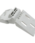 Two Pack Freezer Hinges For Small Chest Freezers Folding 3 Hole Design Durable ABS Plastic White Universal Fit For Most Compact Freezers With A 95 To 110 mm Range And Easy Installation