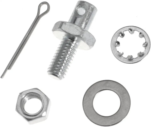 Chevrolet 20-40 Transmission Kickdown Stud And 8009 Throttle Linkage Cable Adapter Kit For 1977 And Later Cars And Trucks Fits 7 By 32 Inch Throttle Arm Hole, metal hardware parts