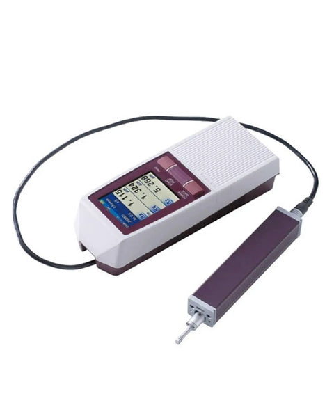 No Fuss Portable Surface Roughness Tester With Hella Bright 2.4 Inch Color Lcd Display measuring surface roughness with probe.