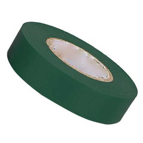 Heavy Duty Pvc Electrical Tape Rated Up To Six Hundred Volts With Rock Hard Sunlight And Chemical Resistance That Actually Grips Tight On Any Wire Bundle Indoors Or Outdoors, green roll.