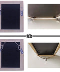 Heavy Duty D Ring Picture Hangers With Included Wall Screws, 20 Pack for frames, showing mounting options and hooks.