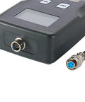 Digital Force Gauge Push Pull Dynamometer With External Load Cell Sensor Peak Hold And Track Modes 0.5 Percent Accuracy 4900 N Range Or 500 Kgf Or 1100 Lbf Unit Conversion Between N Kg And Lb Auto Power Off, digital force gauge body with connector