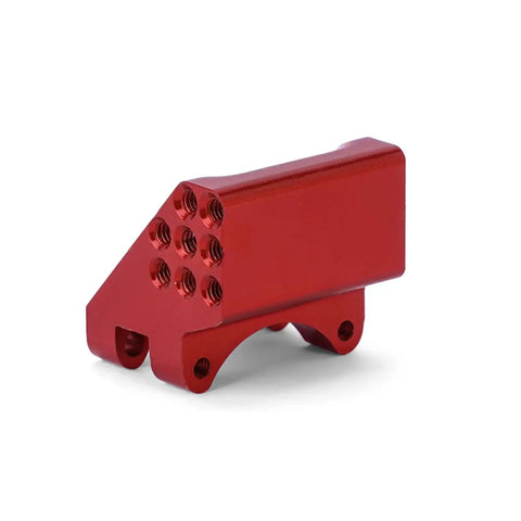 Red CNC machined Rear Axle Truss Upper Link Mount For Axial SCX24 1 24 RC Crawler Upgrade Aluminum Adjustable Height.