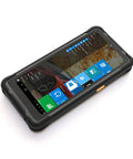Rugged 6.5 Inch Mini Tablet PC With Windows 11 Iot And Intel N5100 8Gb Ram 128Gb Rom 4G Lte GPS NFC IP67 waterproof tablet in black case.