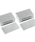 Two Pack Ultra Thin Magnetic Door Catch With Adhesive For Cabinets And Drawers Stainless Steel Latch No Drilling Cupboard Magnetic Lock