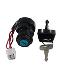 Rad Motorcycle Ignition Switch Locks Kit High Performance Made For YFZ450 YFZ450X Plus YFZ450R Special Edition With Easy Install And Extra Keys Offering Secure Fit For Dirt Bike Riders Who Want Premium Protection On Every Ride Trail Ready. black ignition switch lock kit with two keys and wiring connector