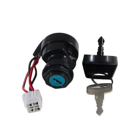 Rad Motorcycle Ignition Switch Locks Kit High Performance Made For YFZ450 YFZ450X Plus YFZ450R Special Edition With Easy Install And Extra Keys Offering Secure Fit For Dirt Bike Riders Who Want Premium Protection On Every Ride Trail Ready. black ignition switch lock kit with two keys and wiring connector