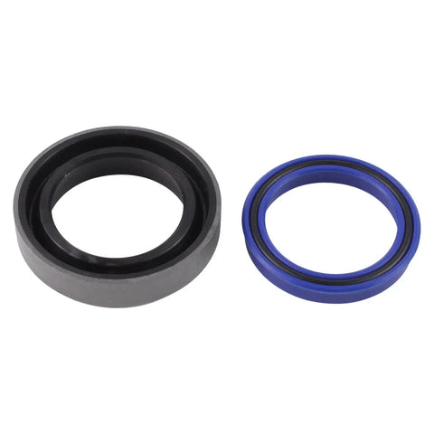 Beefed Up Piston Rod Bucket Cylinder Hydraulic Seal Kit For Front End Loader Bush Hog 1840QT 1845QT 1846QT 1847QT Replacement Set With Rings And Gaskets, black and blue seals