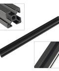 Radical 2020 Aluminum Extrusion Frame Kit For 3D Printers Built Damn Tough Blue Upgrade Parts No Sweat Assembly Heavy Duty Machine Support Structure With Premium Quality CNC Machined Components For Rapid Prototyping Workshops - black aluminum extrusion profile with detailed cut.