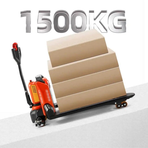 Heavy Duty Electric Pallet Jack Truck Engineered For Smooth Daily Workflows Chews Up 3300 Lbs Loads Without Breaking A Sweat Slides Right Into Tight Warehouses With Removable Lithium Ion Battery