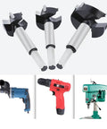 Upgraded 40 MM Three Cutter Forstner Drill Bits Pro Grade High Hardness Cemented Carbide Tips for clean drilling.