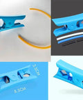 Blue tube cutter with 2M Bowden Tube For 3D Printing, PTFE Teflon Tubing With PC4 M6 And PC4 M10 Pneumatic Fittings included