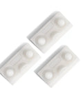 285219 Washer Suspension Pad Kit Replacement for Top Load Washers Replaces 285219 62568 AP3094373 PS334456 AH334456: three white pads