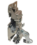 Front Right Passenger Door Lock Latch Assembly Replaces 16631626 for Chevy GMC, showing silver coated steel construction and detailed mechanics.