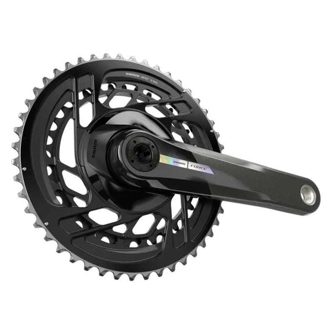 Force Dub 12 Speed Crankset Iridescent 170mm 50 37T with X Range Gearing crisp front shifts lightweight carbon arms