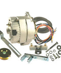 Heavy Duty Straight Swap Alternator Conversion Kit For Ford And New Holland Tractor 2000 3000 4000 5000 Series with wiring harness and bolts.
