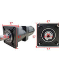 57 Flange 24V 105W Low Speed Ratio 6 Permanent Magnet DC Deceleration Brushless Motor With Driver Kits for CNC Robotic Automation