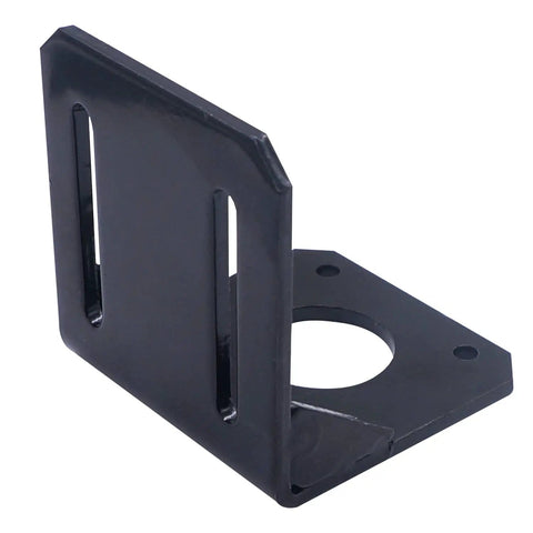 Two Pack 42mm NEMA17 Stepper Motor Mounting Bracket Set Alloy Steel L Shaped 90 Degree With Screws And Nuts Anti Rust