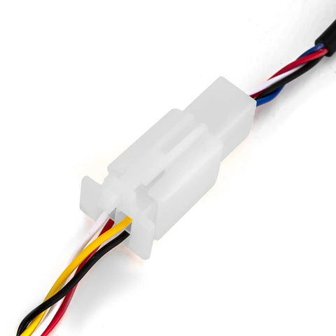 Toyota LED Wiring Harness Kit With LED Light Bar Push Button Switch For Tacoma 2012 2024 connector close-up