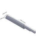 5 Pack Cabinet Door And Drawer Dampers, Soft Close Silent Buffers For Kitchen Cabinets in Grey ABS with dimensions 0.4x4.9 inches