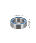 RC Ball Bearings 0.3x0.3 Inch Rubber Sealed Deep Groove Wheel Hub Bearings For Traxxas Models, shown with dimensions.