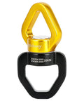 Heavy Duty Swing Swivel Spinner With Smooth 360 Degree Spin For Tree Seats Hammocks And Tires Tough As Nails Aluminum Build In Sleek Black Gold Finish