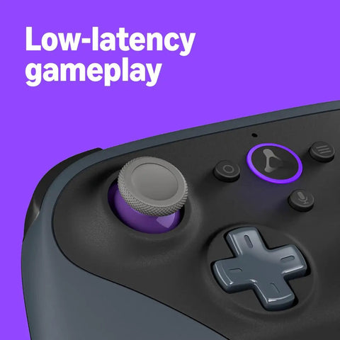 Close-up of Wireless Controller Game-Ready For Amazon Luna Cloud Gaming Cross-Platform Play, highlighting low-latency gameplay.