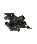 Straight Bolt On Engine Coolant Thermostat Assembly For Range Rover L322 Land Rover 36 TDV8 with multiple hose connections.