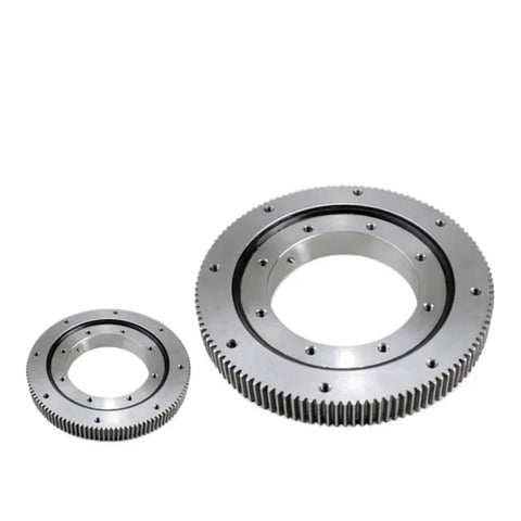 External Teeth Gear Slewing Ring Bearing With Ball Bearing 011.20.250 011.20.280 in steel, showing gear details.