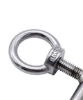 Beefy Rugged Single Pack Eye Bolts Ring Eye Bolt 304 Stainless Steel Lifting Eye Nuts Kit For Secure Hoisting And Rigging Easy To Carry Shoulder Eye Screw And Ring Set close-up threaded eye bolt ring