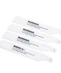 Dope Aluminum RC Helicopter Motor Blade Gear Parts Kit Replacement Set Gear Screw Kit For WLtoys XK K110S white rotor blades