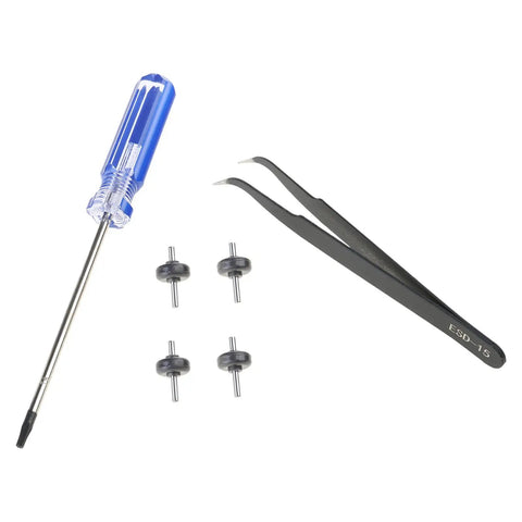 Widened Rollers And Axles Wheels For Robot Vacuum Protect Floors On Carpets Easy Install Replacement Parts screwdriver tweezers