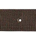 Nylon Off Billet Strap 1 3/4 x 39 Inch Brown With Burgundy Latigo Leather Tie Three Hole Design Horse Tack Accessory