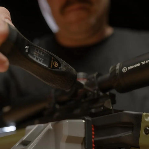 All In One Scope Mounting Kit With Laser Bore Sighter in use for scope installation and alignment with FAT Wrench tool.