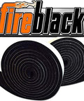 FireBlack black Nomex self-stick gasket for Big Green Egg; LavaLock LG/XL, two circular gaskets
