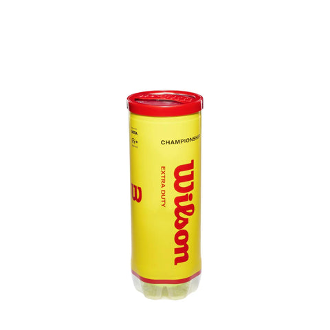 Pro Grade Tennis Balls With Extra Duty Felt And Usta Itf Approval For Hard Court Play In A Three Ball Case, Wilson canister.
