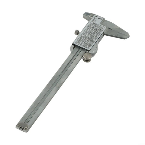 Digital Vernier Caliper 0-150mm Stainless Steel LCD(With battery) showing measurement scale and brushed steel finish.