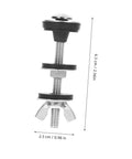 Stainless Steel Toilet Seat Screws And Bolts Set For Quick Replacement, shown with dimensions, durable rust-resistant hardware.