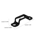 Hella Strong Invisible Furniture Connector Brackets with dual purpose metal clip, 4.2cm size for easy cabinet and couch assembly.