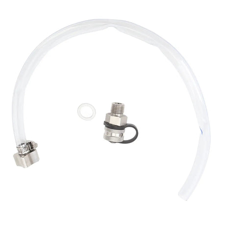 Quick Twist Oil Drain Valve With Hose Stainless Steel Makes Changing Engine Oil A Total Slam Dunk By Keeping Hands Clean And Mess Free