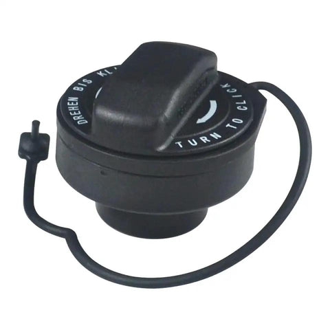 Gas Cap Replacement For Porsche 911 986 987 996 997 Cayman And Boxster 1997 2012 Fuel Cap 99620124103, top view, with tether