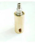 1/4 Inch Rotary Joint Swivel Connector For Water Air Oil With 360 Degree Rotation Brass Universal Union Left Thread Workhorse For Machinery And Rotating Equipment, brass body