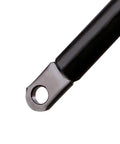 Close-up of Porsche Hood Lift Supports 2 Pack Gas Struts for 944 1983 1986 and 1988 1991 Cabrio Coupe Hood with bolt-on end
