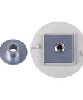 Heavy Duty Blade Mounting Hardware Assembly For Ryobi 20 Inch 40V Brushless Lawn Mower Deck Replacement Kit with round components.