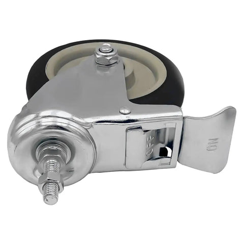 5 Inch Heavy Duty Casters Built Tough With Dual Locking Brakes Polyurethane Caster Wheels For Industrial Cart Sets 350 Lb Load Capacity Per Wheel Non Marking Tread Rolls Smooth As Butter Silent Swivel Pack Of 4