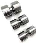 Three Piece Dimple Die Set For Metal Fabrication In One Half Inch Three Quarter Inch And One Inch Dies Heavy Duty Steel For Precise Dimpling